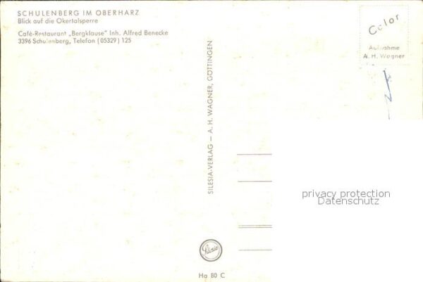 Schulenberg Oberharz Okertalsperre Cafe Restaurant Bergklaus – Bild 2