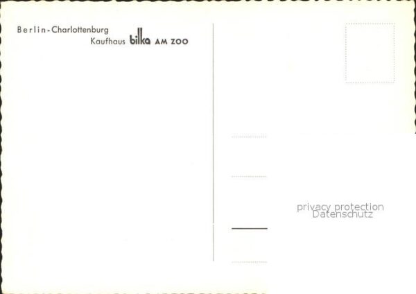 Charlottenburg Kaufhaus Bilka am Zoo – Bild 2