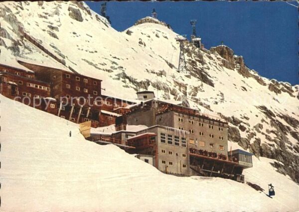 Zugspitzbahn Hotel Schneefernerhaus Hangbahn zum Gle
