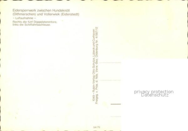 Vollerwiek Eidersperrwerk zwischen Hundeknöll und – Bild 2