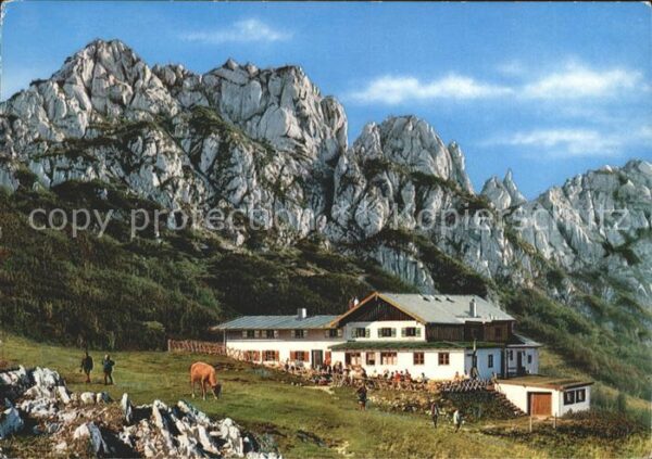 Chiemsee Bayerische Alpen Steinlingalm mit Kampe