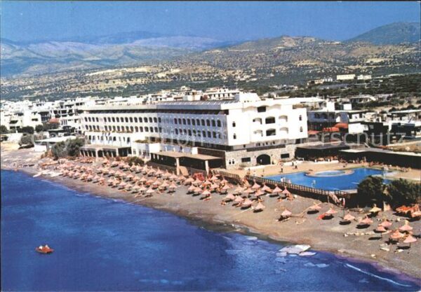 Ierapetra Kreta Hotel Petra Mare Fliegeraufnahme