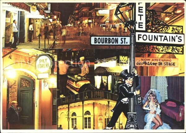 New Orleans Louisiana Bourbon Street Details