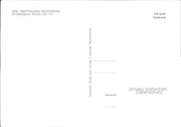 Bad Muenstereifel Heisterbacher Strasse und Tor – Bild 2
