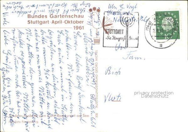Stuttgart Bundesgartenschau 1961 – Bild 2