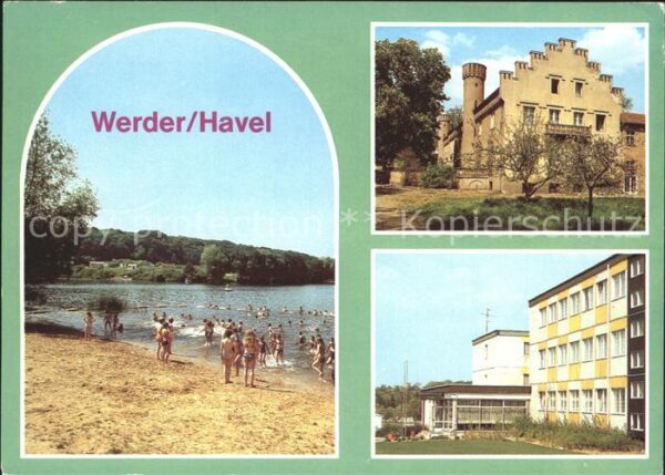 Werder Havel Badestrand Glindower See Schloss Petzow