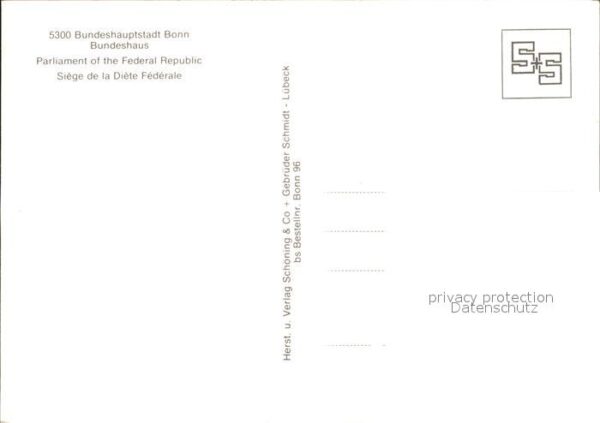 Bonn Rhein Bundeshaus – Bild 2