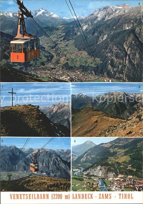 Zams Venetselbahn Landeck Zams Gipfelkreuz G