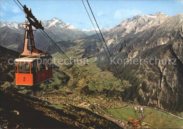 Landeck Tirol Venetseilbahn Hoher Riffler Parseiergru