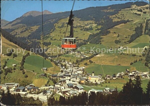 Saalbach-Hinterglemm Seilbahn zum Schattenberg Panorama