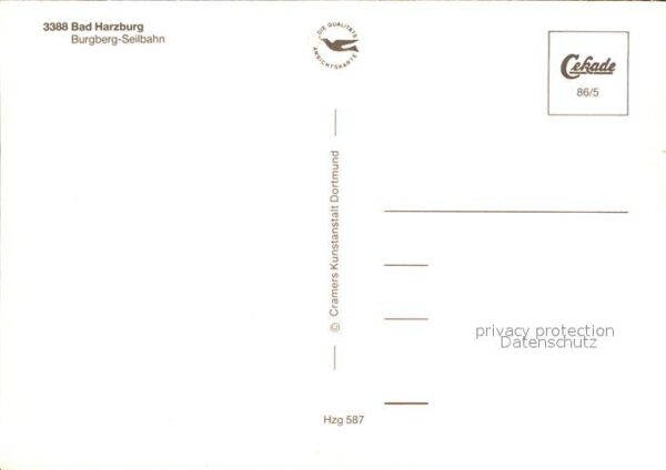 Bad Harzburg Burgberg Seilbahn Fussgängerbrücke – Bild 2