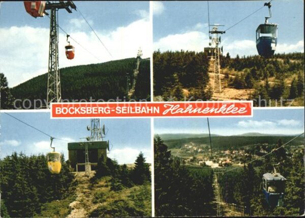 Hahnenklee-Bockswiese Harz Bocksberg Seilbahn Teilansichten