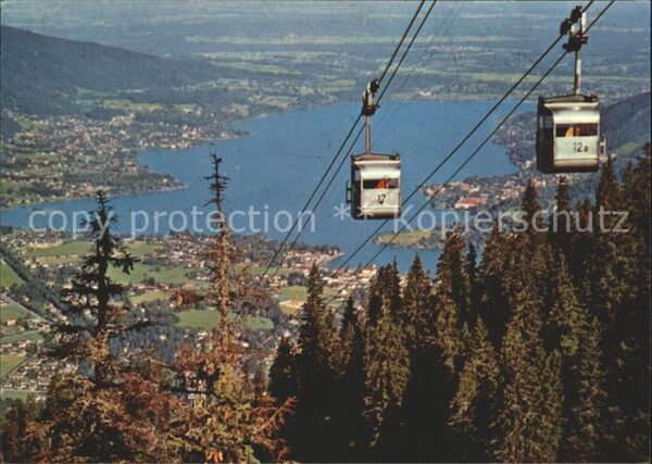 Tegernsee Wallberg Luftseilbahn Panorama