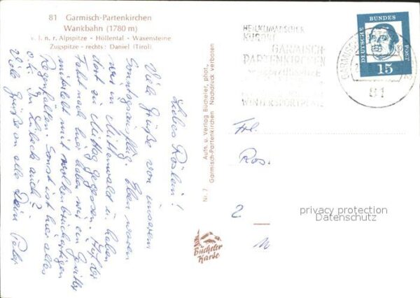 Garmisch-Partenkirchen Wankbahn Alpspitze Höllental Waxenstein – Bild 2