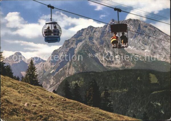 Watzmann mit Jennerseilbahn und Steinernes Meer