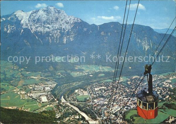 Bad Reichenhall mit Predigtstuhlseilbahn und Hochstaufe
