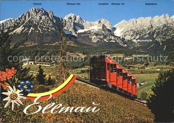 Ellmau Tirol Hartkaiser Standseilbahn Leoganger Stei