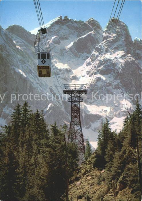 Zugspitze Zugspitzbahn vom Eibsee zum Zugspitzgip