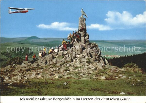 Wasserkuppe Rhoen Fliegerdenkmal Segelflugzeug