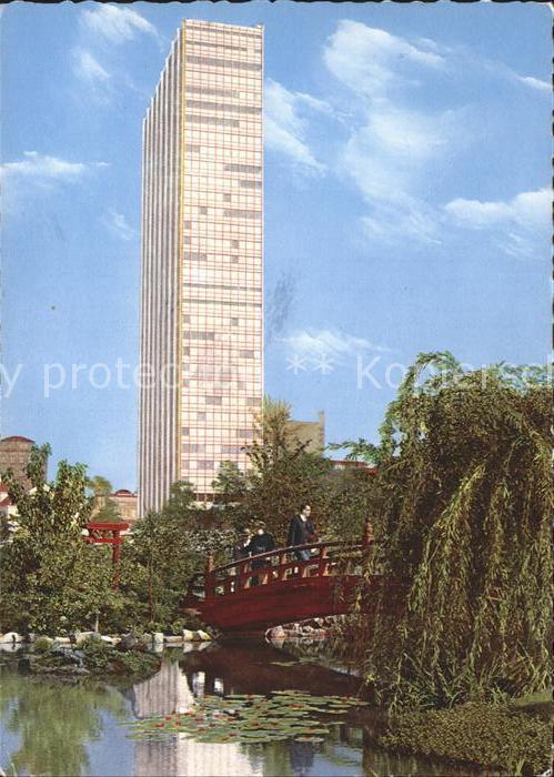 Leverkusen Bayer-Hochhaus Japanischer Garten