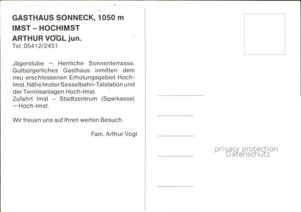 Imst Tirol Gasthaus Sonneck – Bild 2