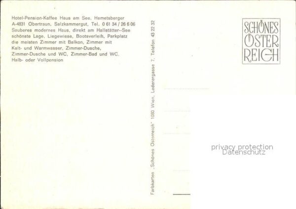 Obertraun Hotel Pension Haus am See – Bild 2