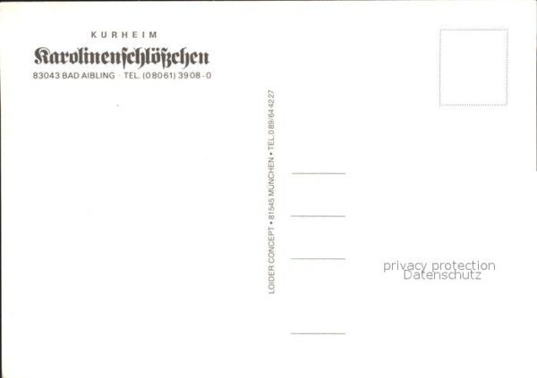 Bad Aibling Kurheim Karolinenschlösschen – Bild 2