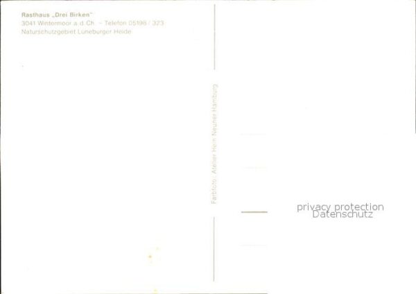 Wintermoor Chaussee Rasthaus Drei Birken – Bild 2