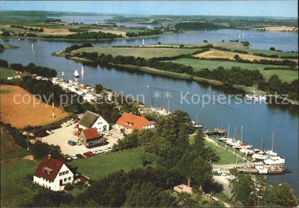 Missunde Fliegeraufnahme Fährhaus an der Schlei