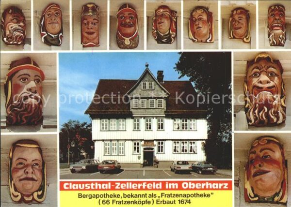 Zellerfeld Bergapotheke und Holzmasken Fratzenapot