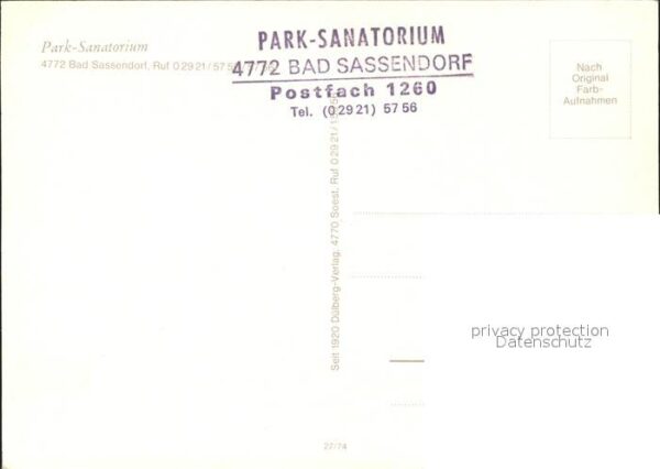 Bad Sassendorf Park Sanatorium – Bild 2