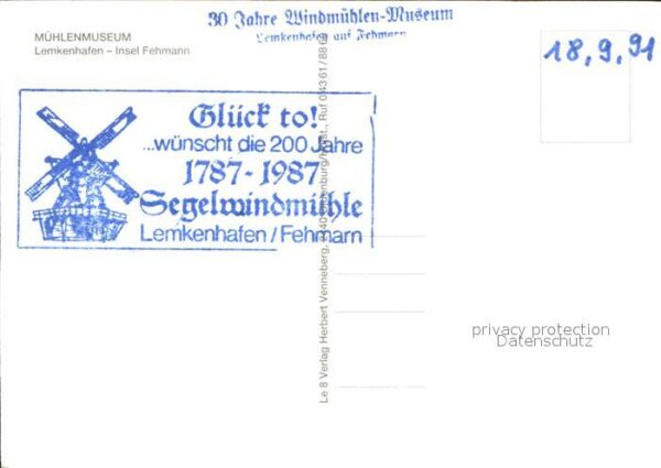 Fehmarn Mühlenmuseum Lemkenhafen – Bild 2