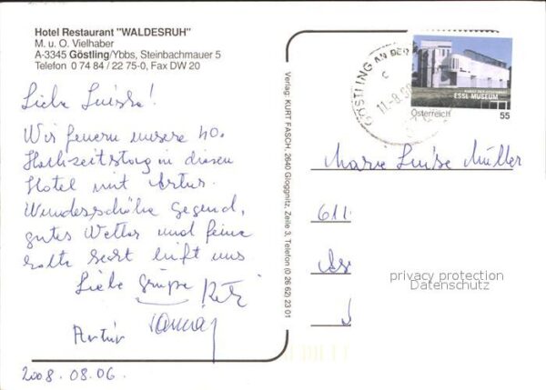 Goestling Ybbs Hotel Restaurant Waldesruh – Bild 2
