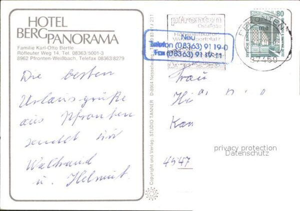 Weissbach Pfronten Hotel Bergpanorama – Bild 2