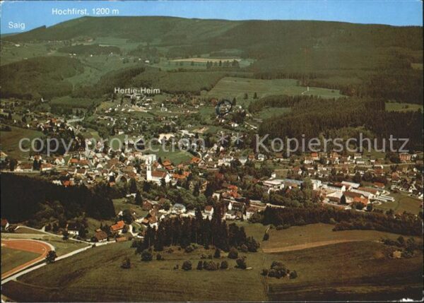 Saig Schwarzwald Fliegeraufnahme