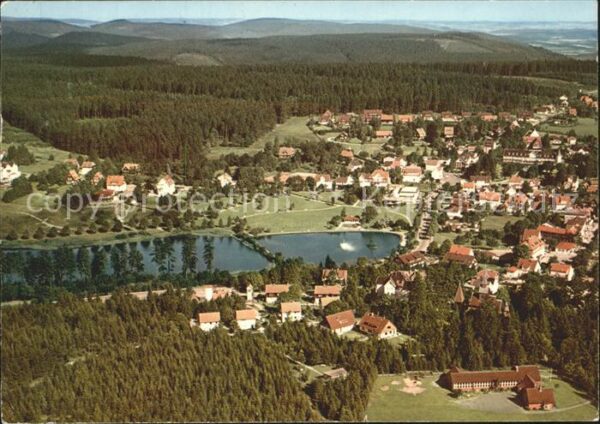 Hahnenklee-Bockswiese Harz Fliegeraufnahme