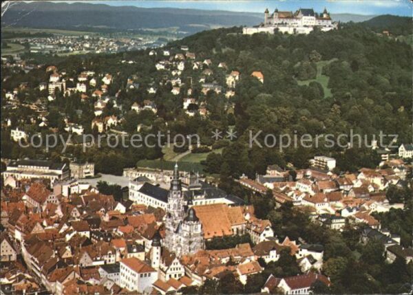 Coburg Fliegeraufnahme mit Burg