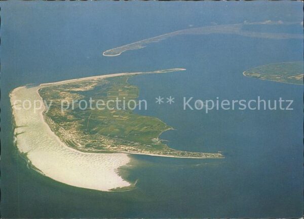 Amrum Fliegeraufnahme mit Sylt und Föhr