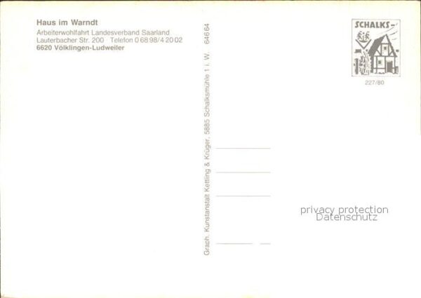 Ludweiler Haus im Warndt Arbeiterwohlfahrt – Bild 2