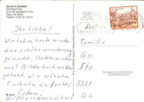 Seefeld Tirol Hotel Post Pferdeschlitten – Bild 2