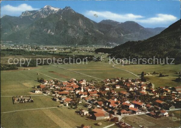 Rottau Chiemgau Fliegeraufnahme mit Hochgern
