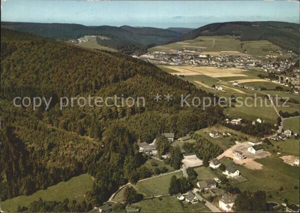 Willingen Sauerland Fliegeraufnahme Strycktal