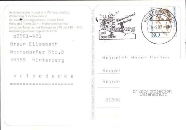 Winterberg Hochsauerland St. Georg Sprungschanze – Bild 2