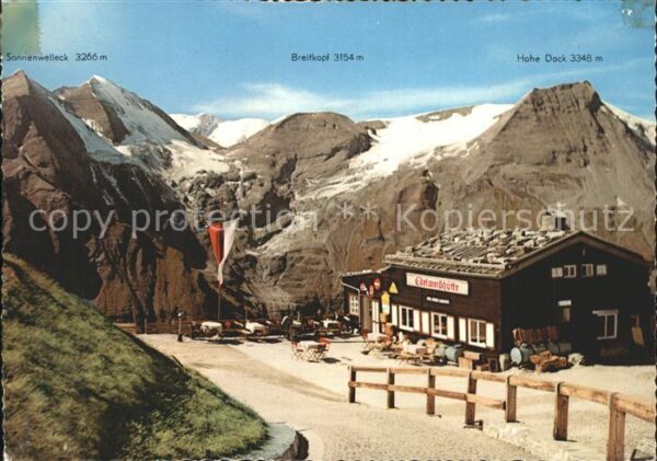 Grossglockner Edelweisshütte Hochalpenstrasse