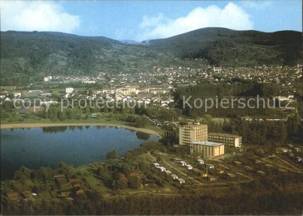 Hemsbach Bergstrasse Fliegeraufnahme See-Hotel