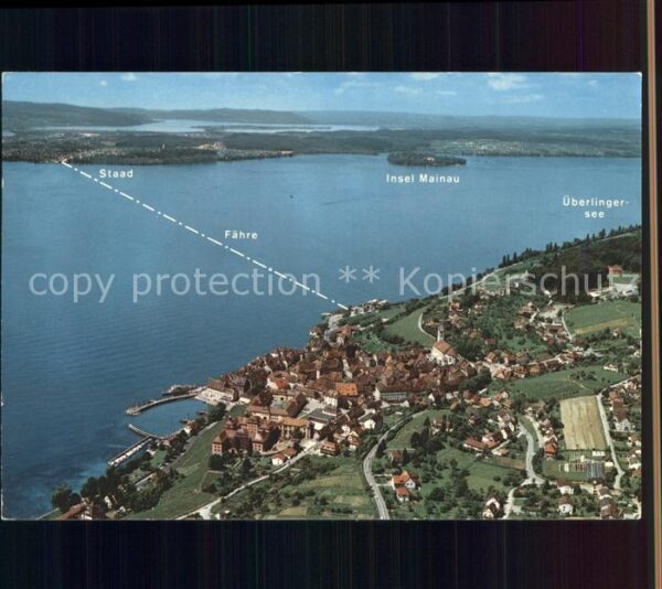 Meersburg Bodensee Fliegeraufnahme