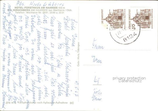 Weilheim Oberbayern Hotel Forsthaus am Haarsee Hirschberg – Bild 2