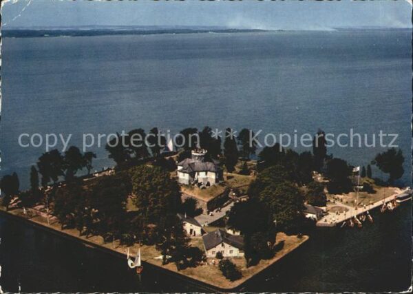 Insel Wilhelmstein Fliegeraufnahme Steinhuder Meer