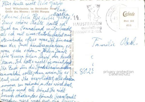 Insel Wilhelmstein Fliegeraufnahme Steinhuder Meer – Bild 2