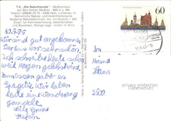 Lichtenau Kassel Meißnerhaus T.V. Die Naturfreunde – Bild 2